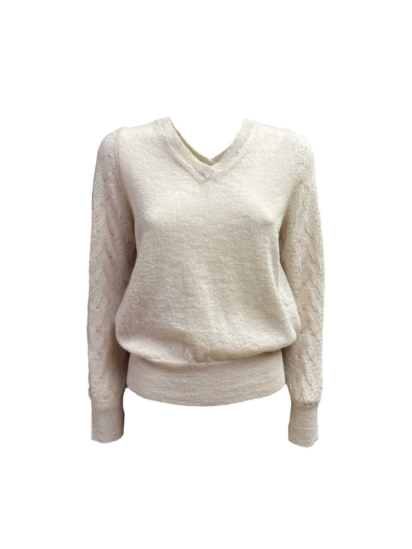 Maglia scollo a v rosa