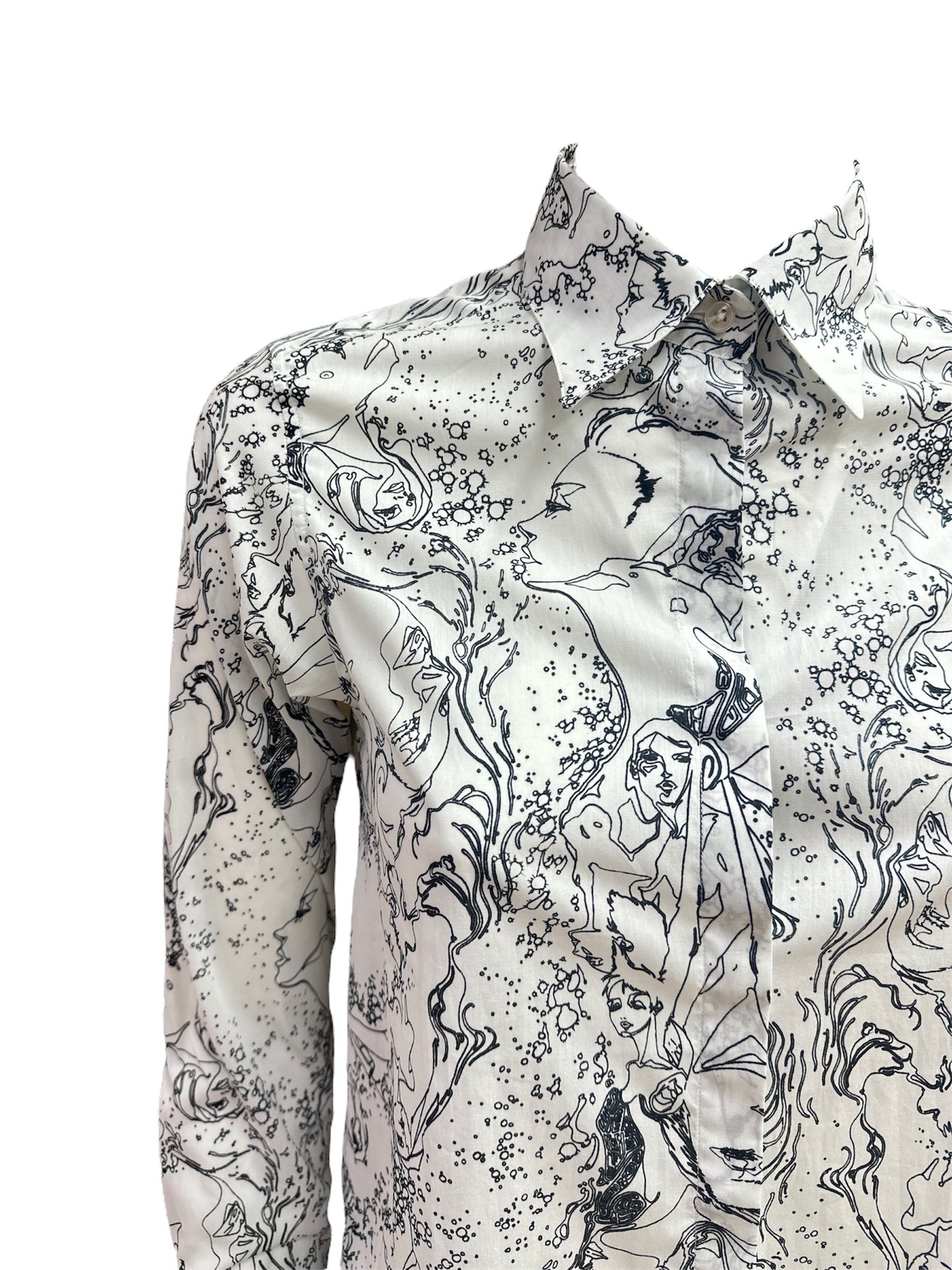 Camicia stampa donna liberty