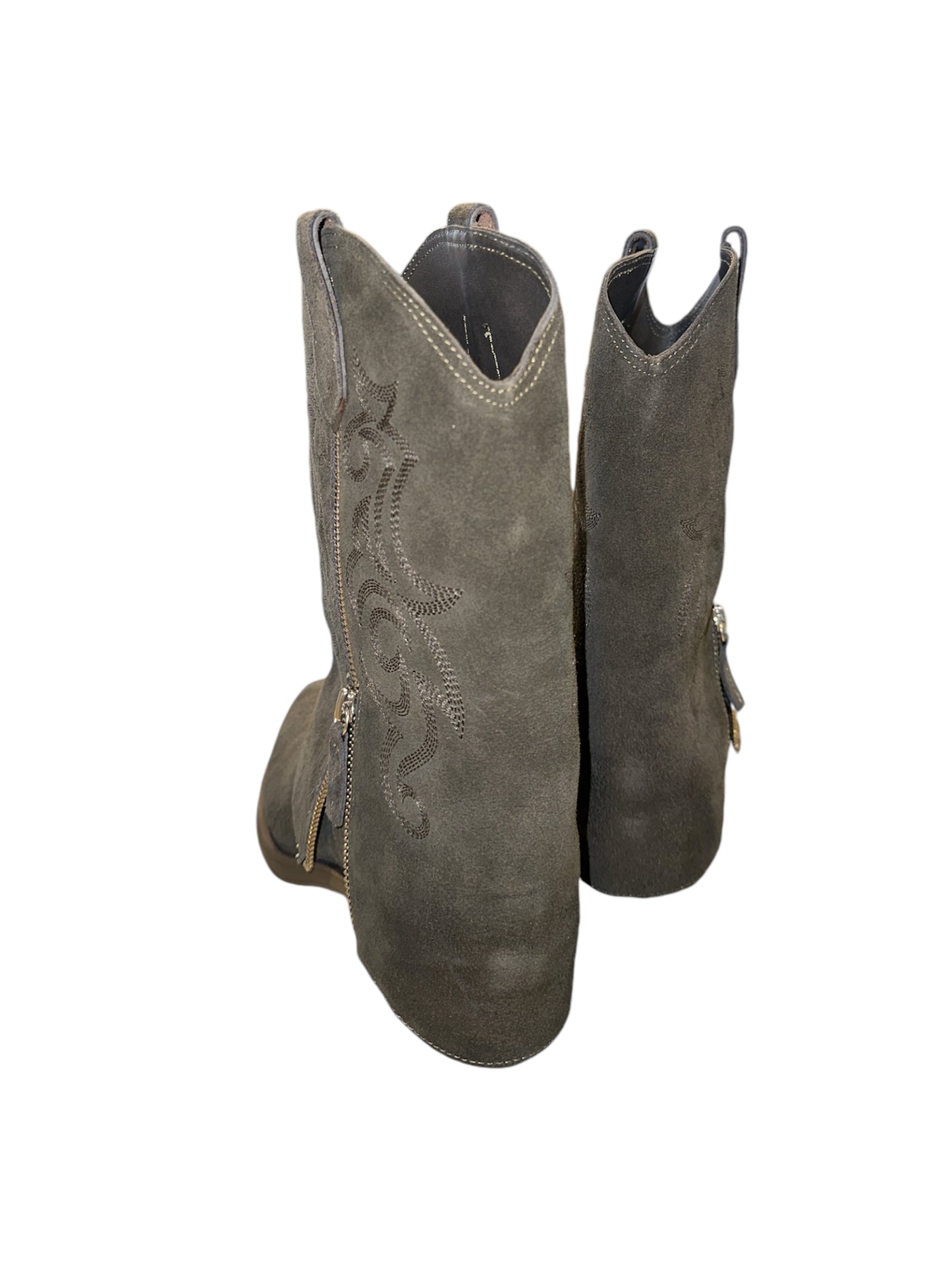 Stivaletto texano grigio leslie