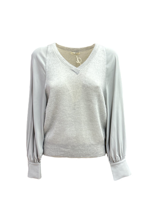 Maglia lurex ghiaccio