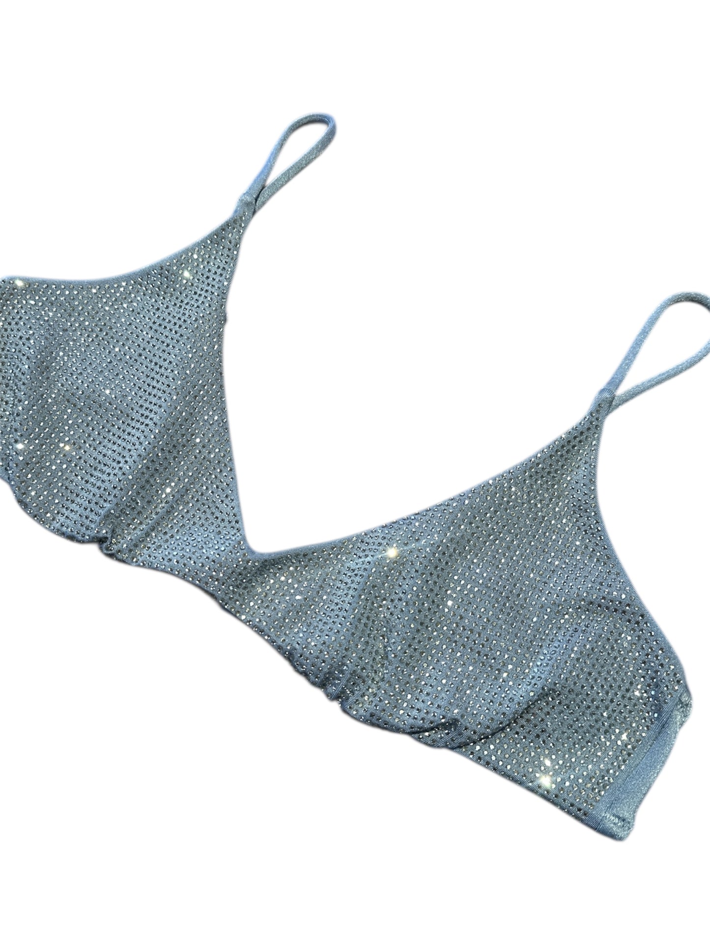 Bikini denim strass
