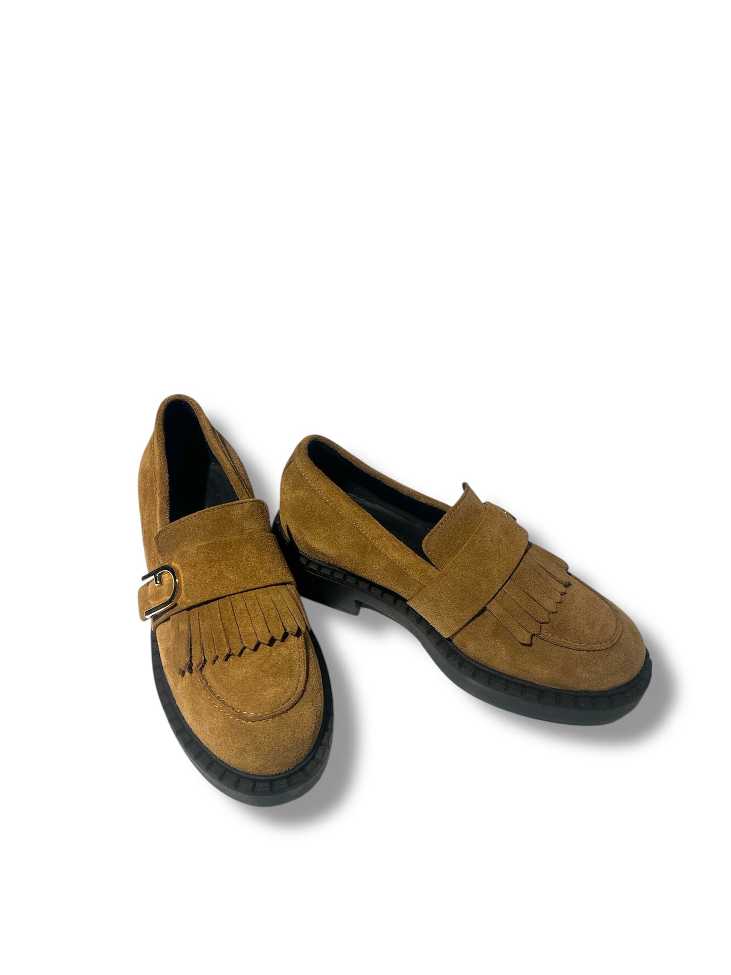 Mocassino college camoscio miele FURLA