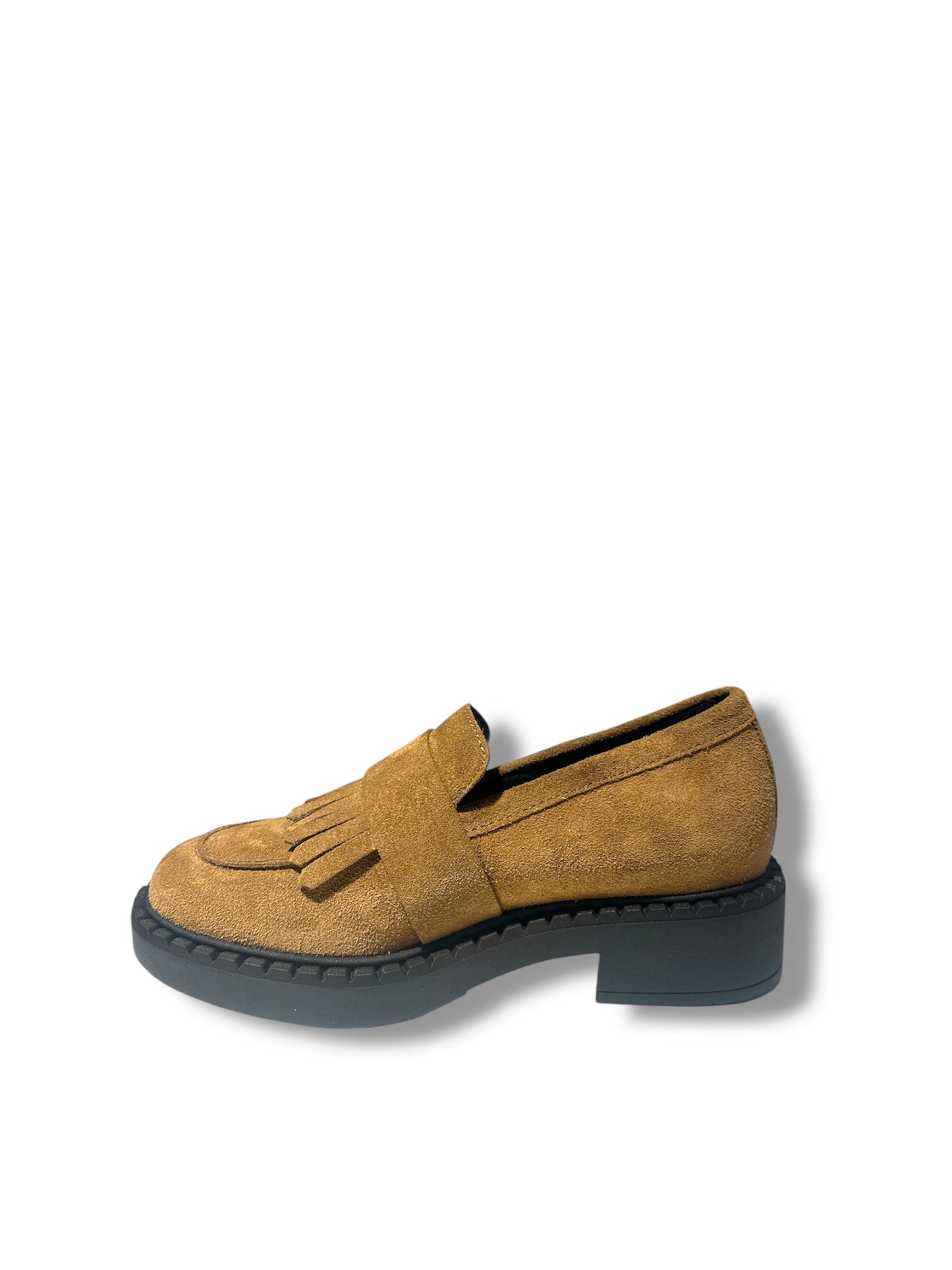 Mocassino college camoscio miele FURLA