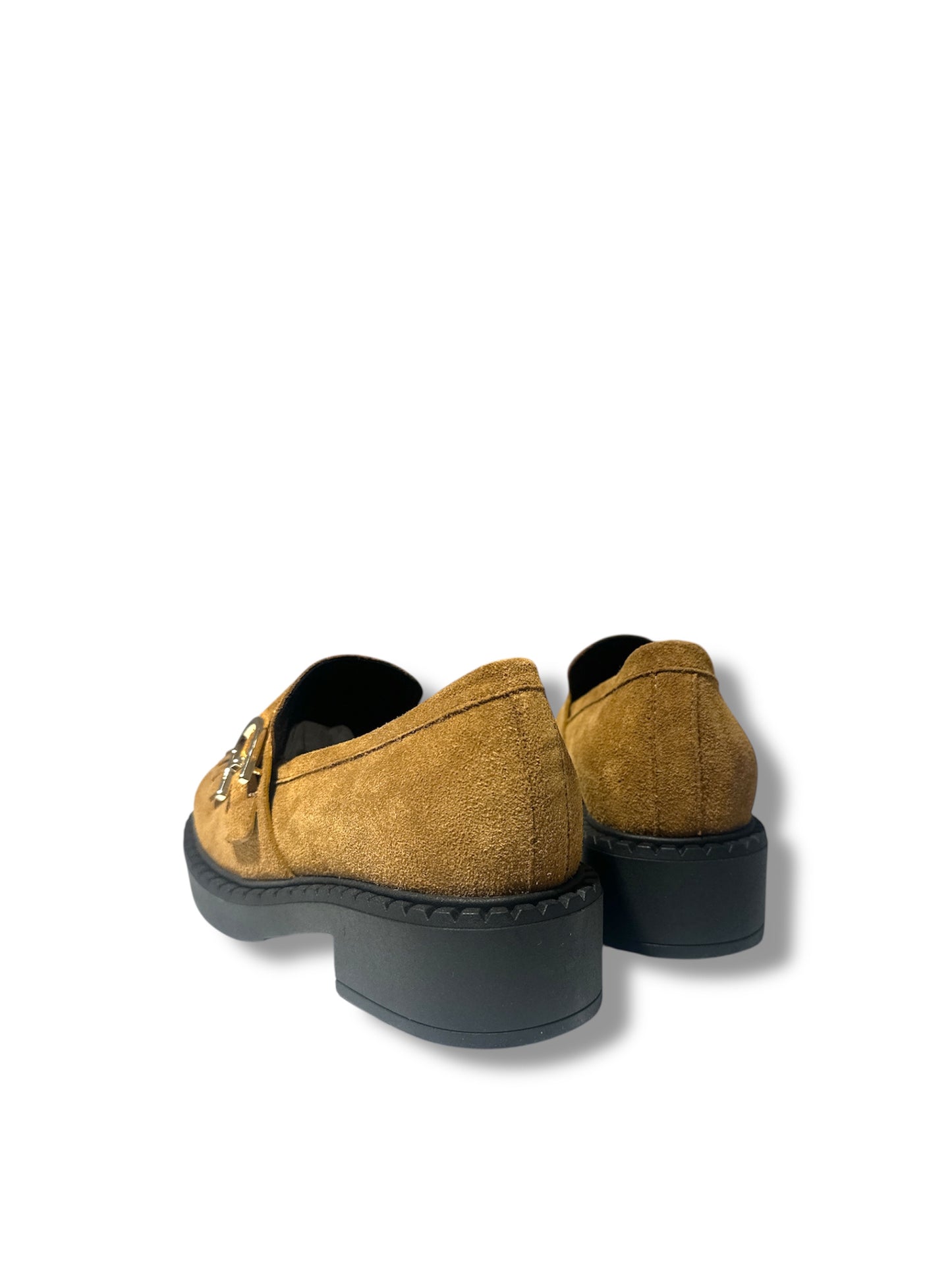 Mocassino college camoscio miele FURLA
