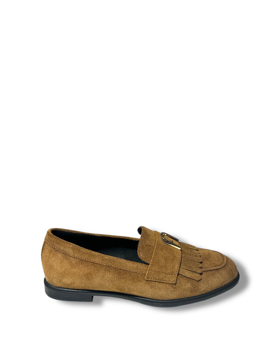 Mocassino college camoscio miele FURLA