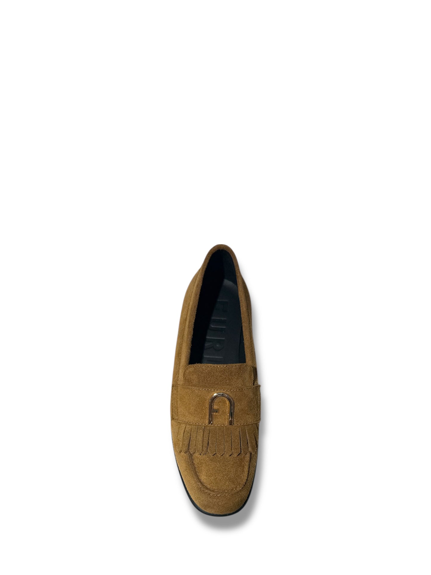 Mocassino college camoscio miele FURLA