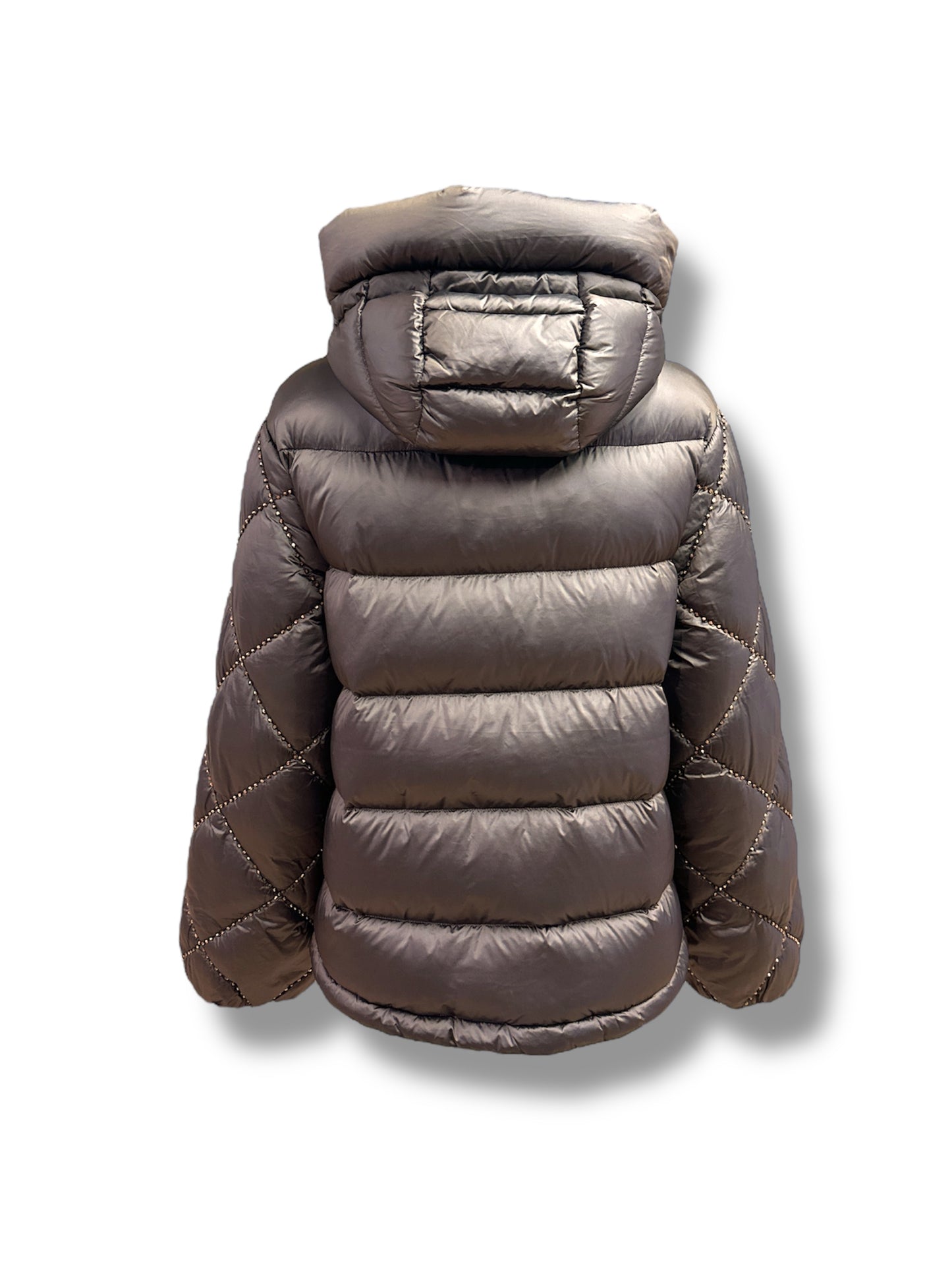 Piumino Violanti marrone