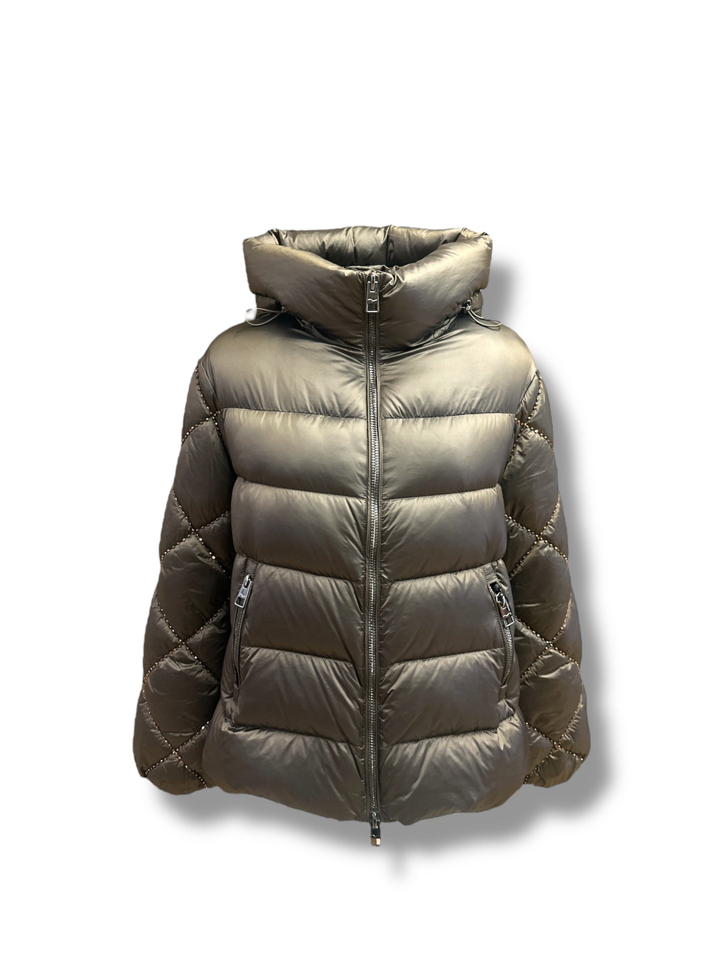 Piumino Violanti marrone