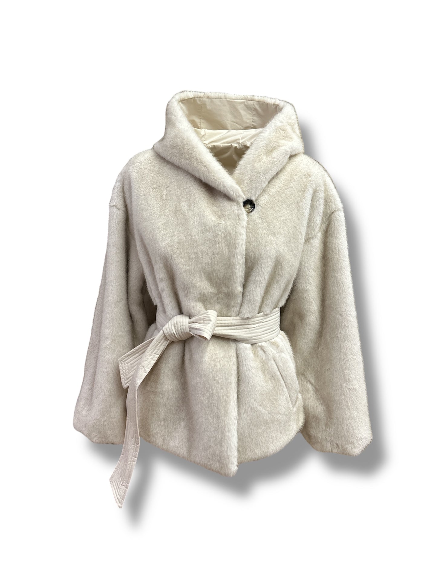 Pelliccia faux fur reversibile