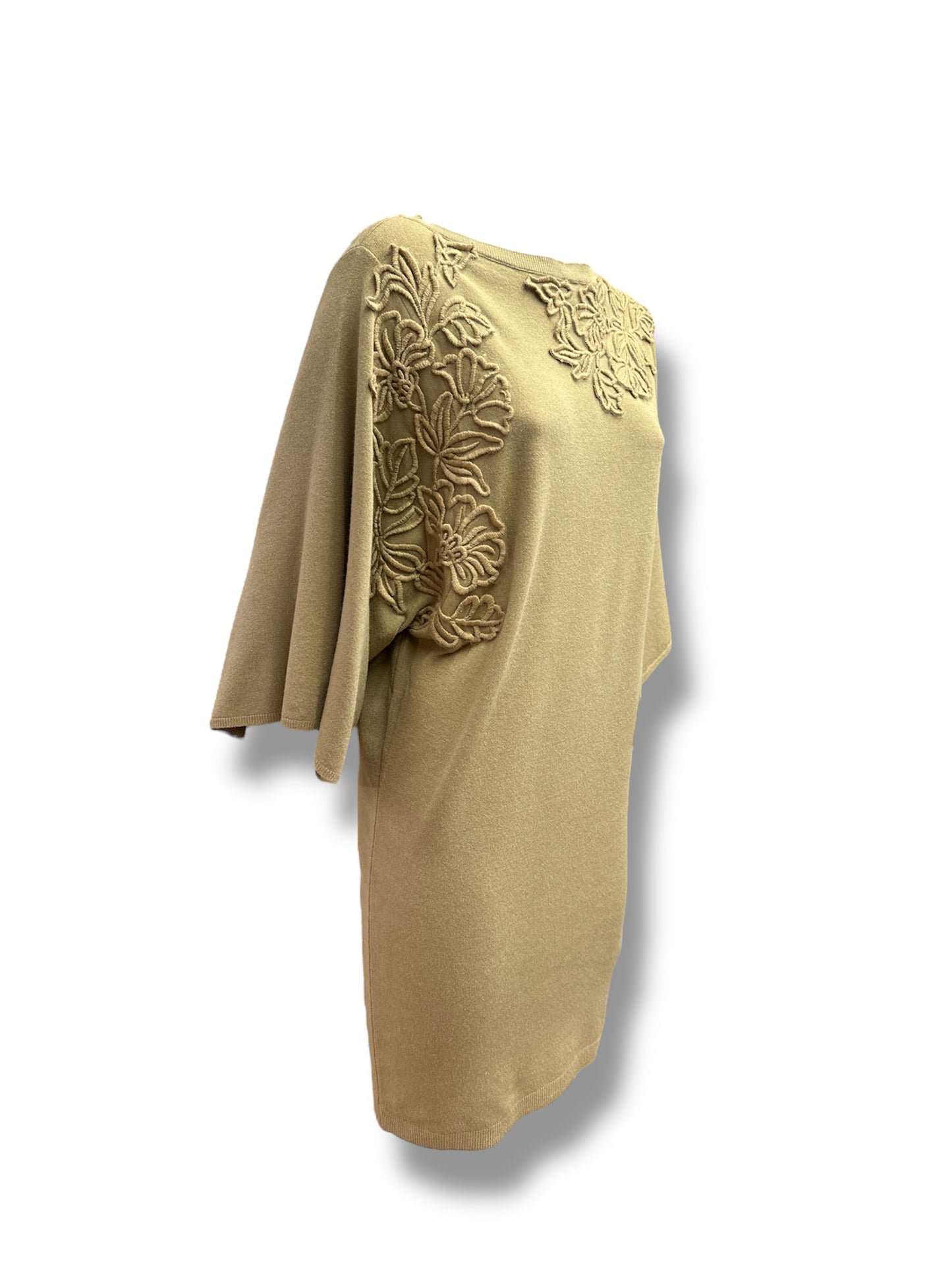 Abito in maglia cuoio