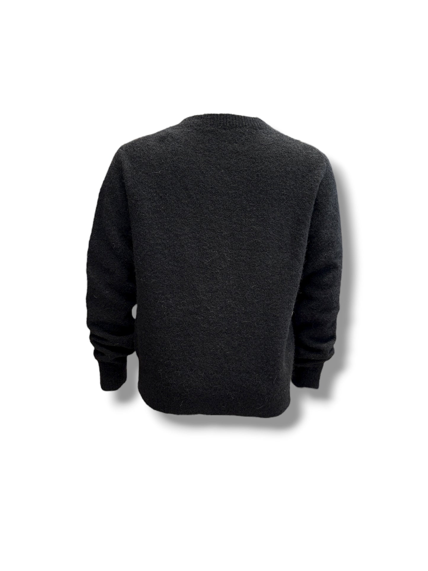 Golfino baby alpaca nero Saint Barth