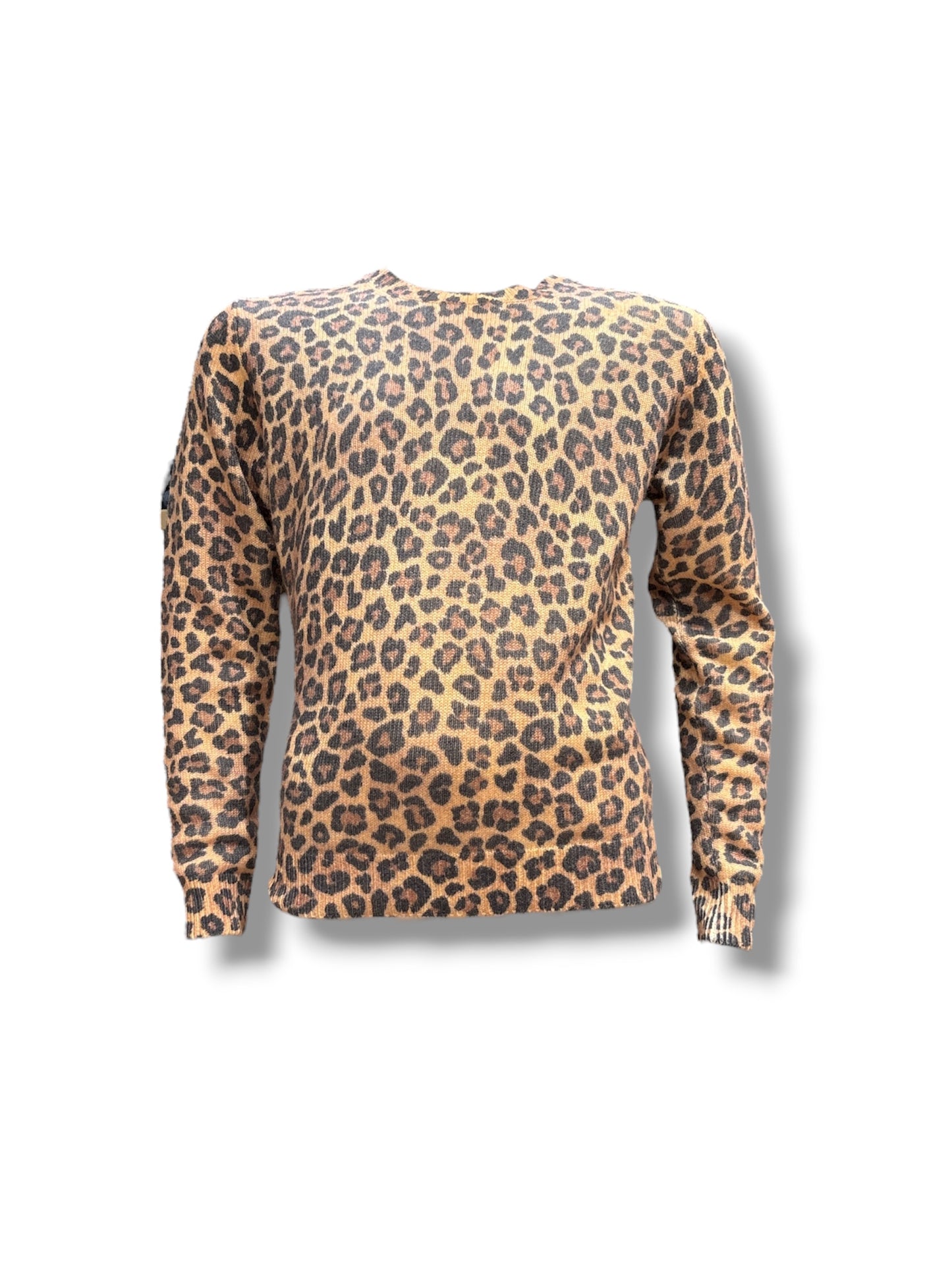 Maglione leopardato Saint Barth