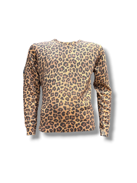 Maglione leopardato Saint Barth