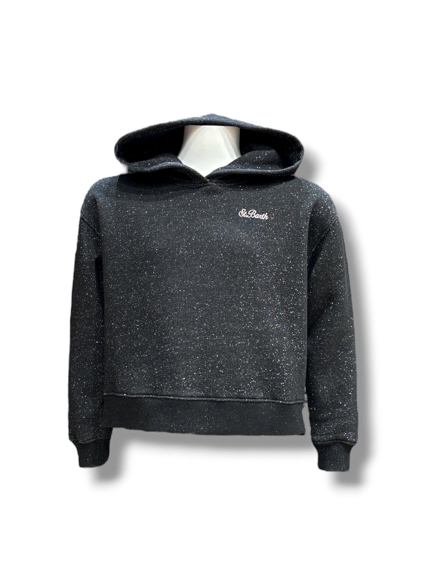 Felpa black lurex Saint Barth
