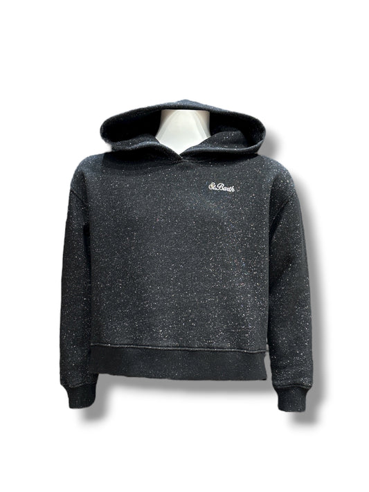 Felpa black lurex Saint Barth