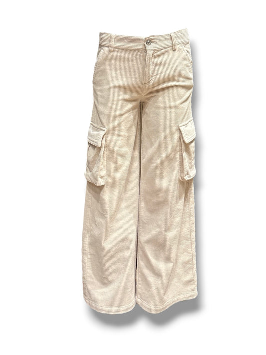 Cargo velluto panna Roy Rogers