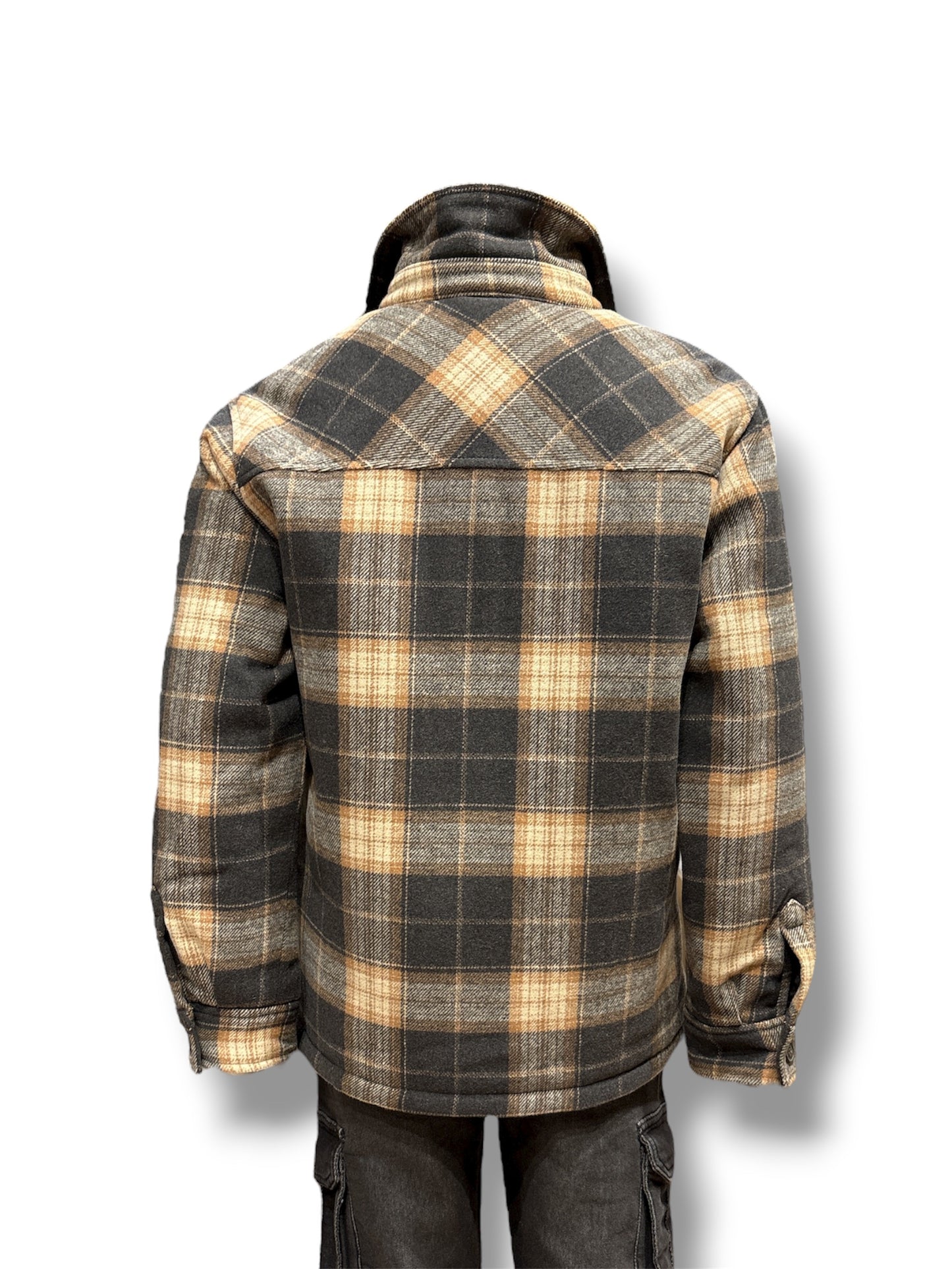 Overshirt scozzese grigio Roy Rogers