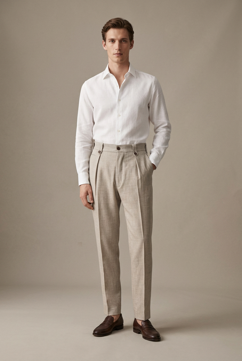 Pantalone loose fit Gino Gori