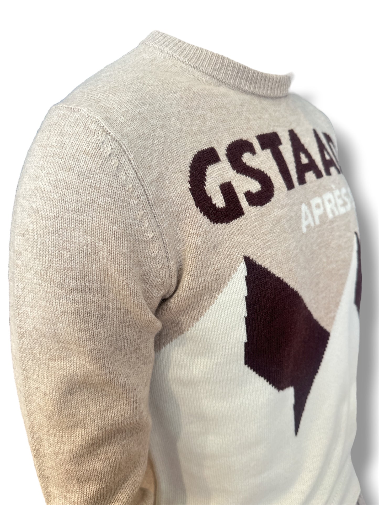 Maglione Gstaad cartolina girocollo Saint Barth