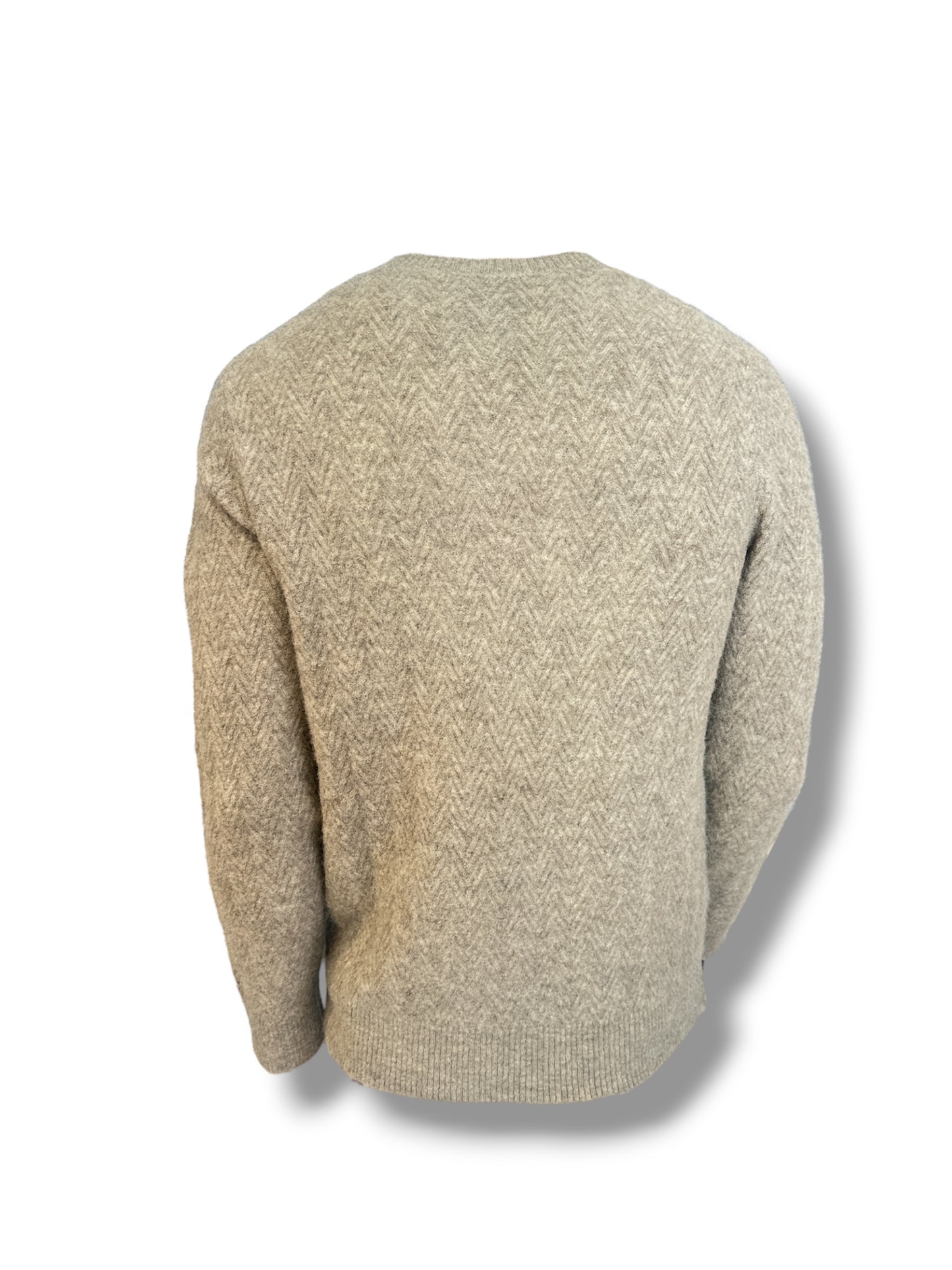 Maglione spinato noce girocollo Saint Barth