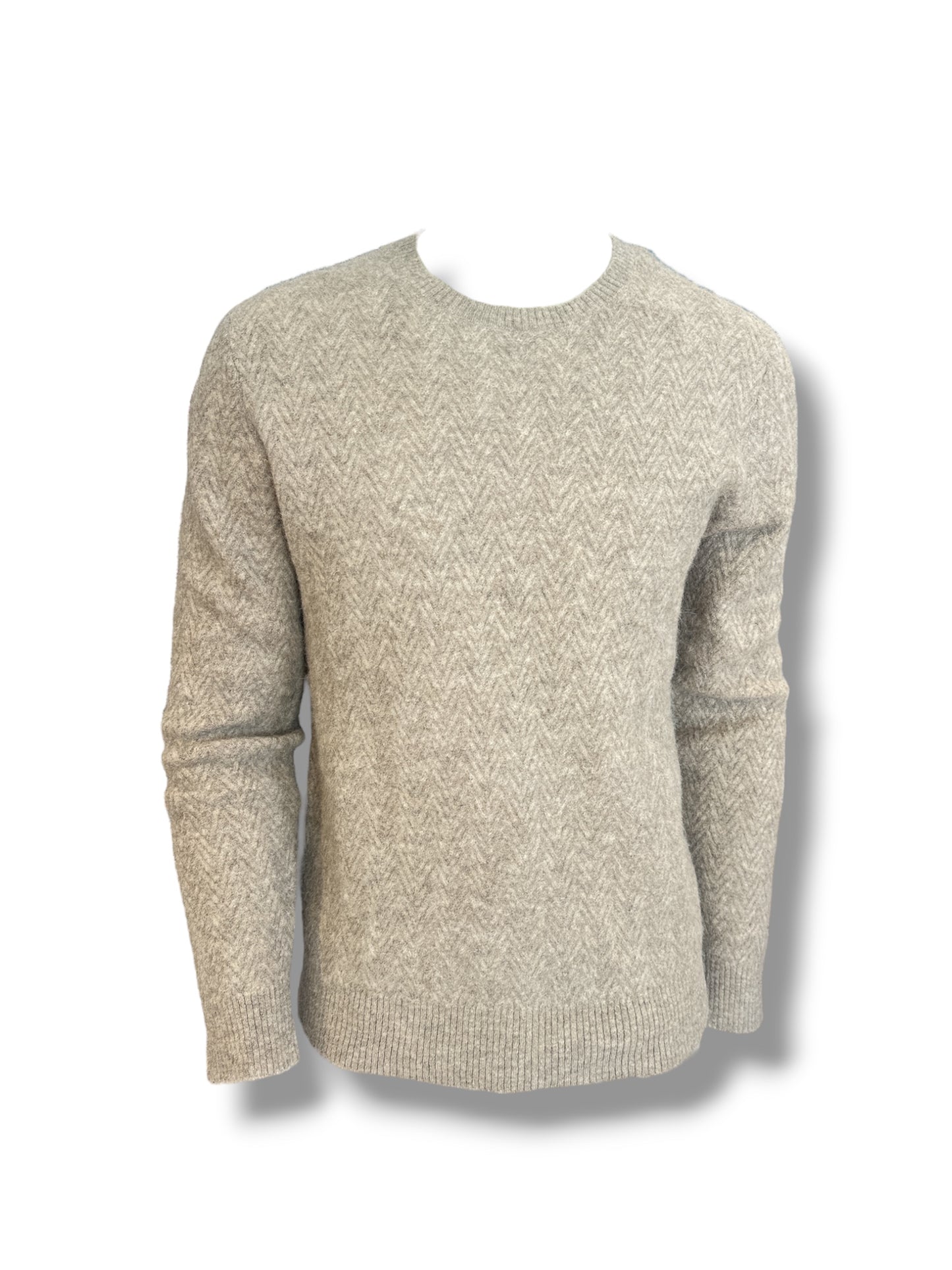 Maglione spinato noce girocollo Saint Barth