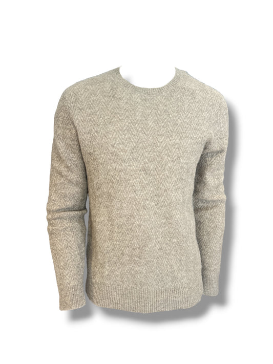 Maglione spinato noce girocollo Saint Barth