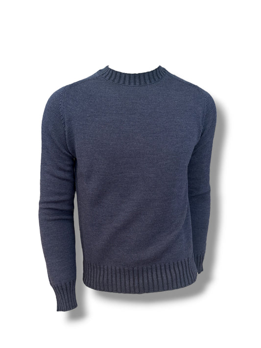 Maglione girocollo blu Ammond Studio