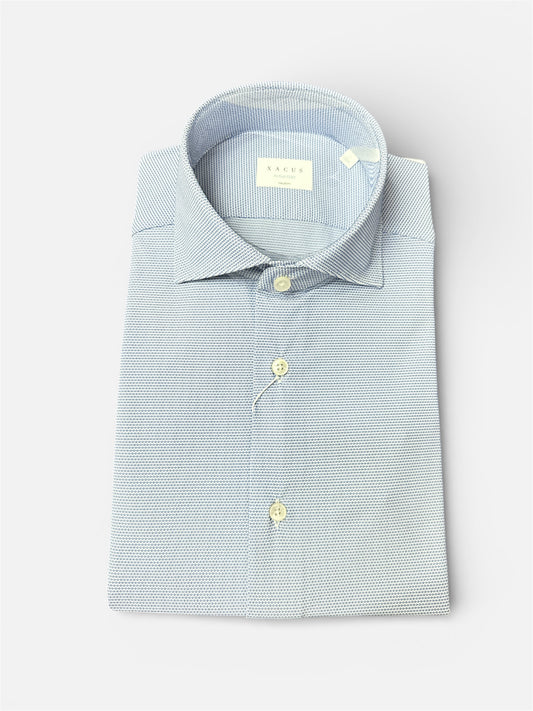 Camicia Xacus collo francese azzurro armaturato