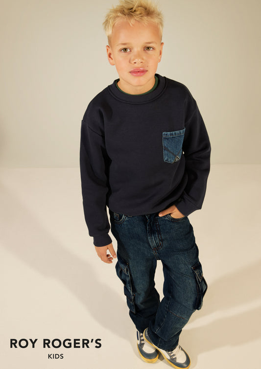 Felpa Pocket Label Roy Rogers