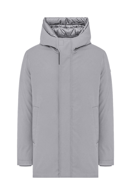 Parka corto tortora Duno