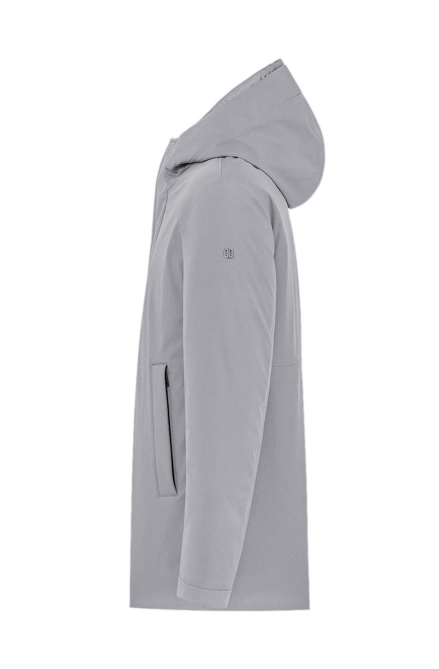 Parka corto tortora Duno