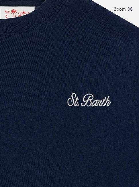 T-shirt blu Dover mc2 st.barth