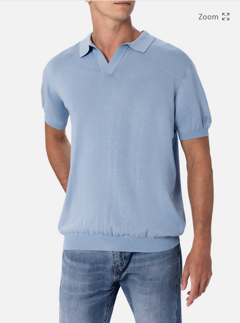 Polo Sloan uomo azzurra MC2 Saint Barth