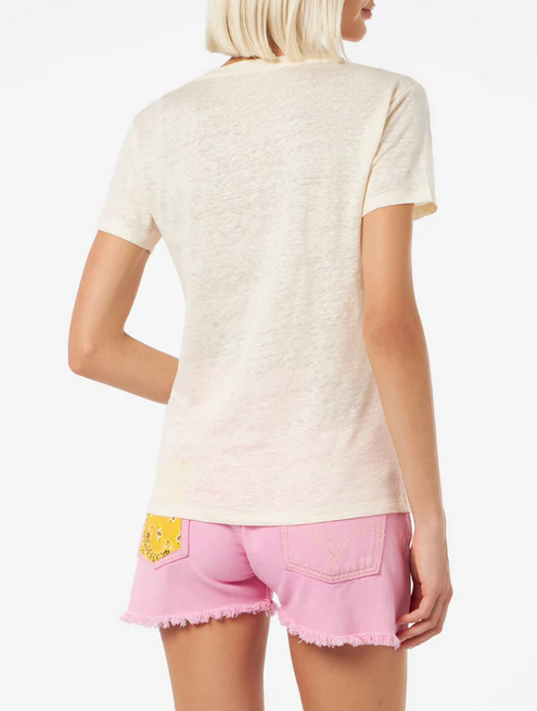 T-shirt Eloise lino Saint Barth