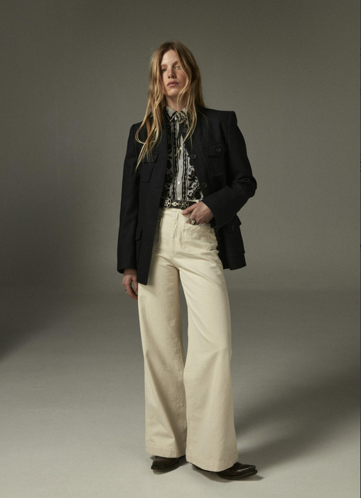 Pantalone denim ecru Maison Hotel