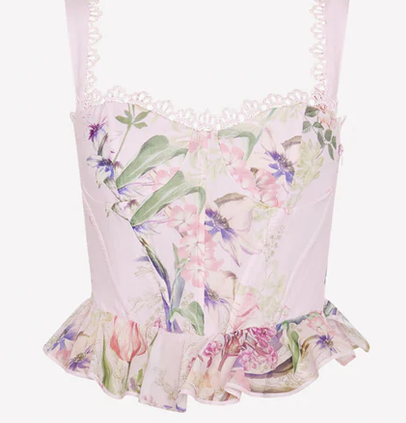 Top floret Charo Ruiz rosa