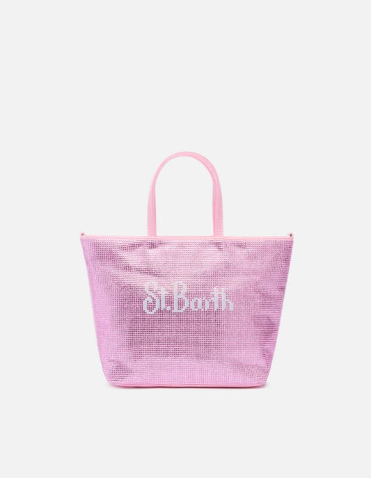 Mini bag strass rosa MC2 Saint Barth