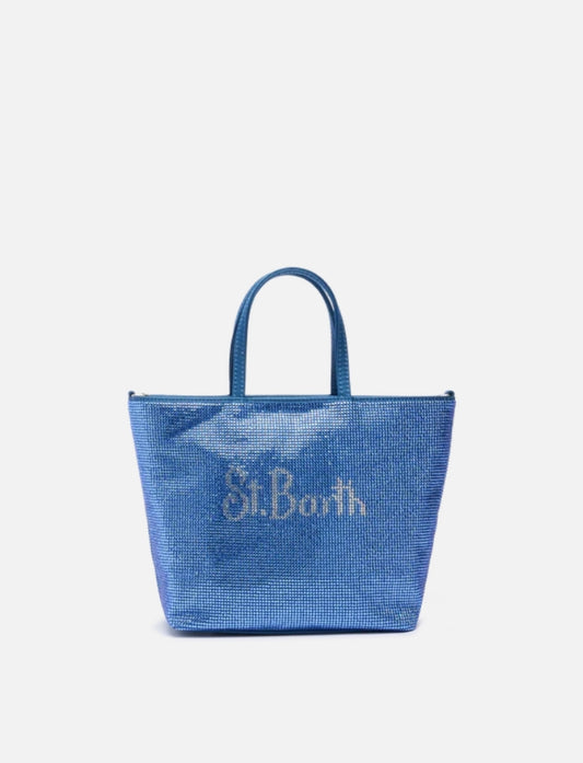 Mini bag strass denim blue MC2 Saint Barth