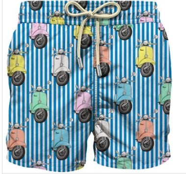 Boxer Vespa stripes MC2 Saint Barth