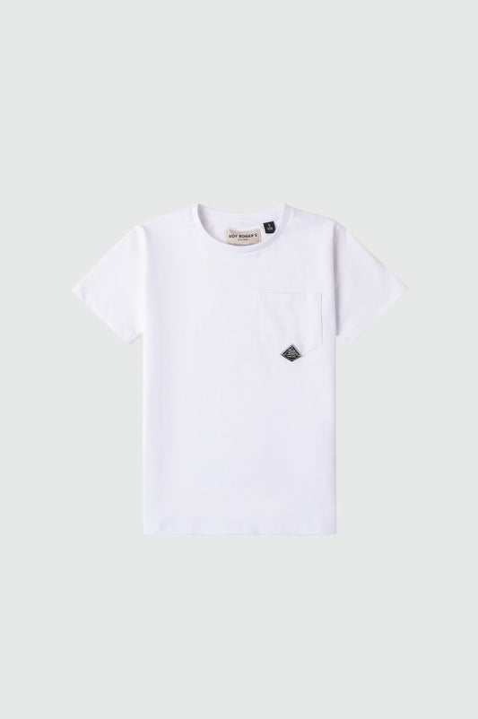 T-shirt bianca Label Roy Rogers