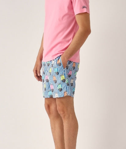 Boxer Vespa stripes MC2 Saint Barth