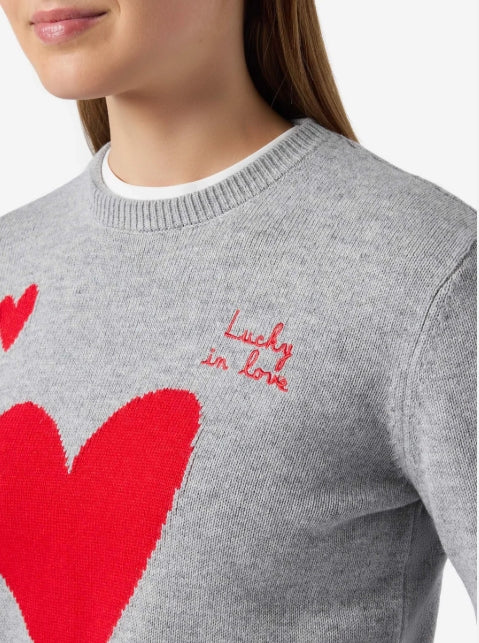 Maglione Lucky in Love Saint Barth