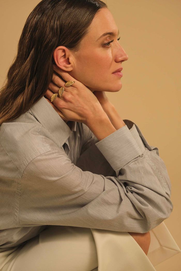 Anello doppio Leaves Giulia Barela
