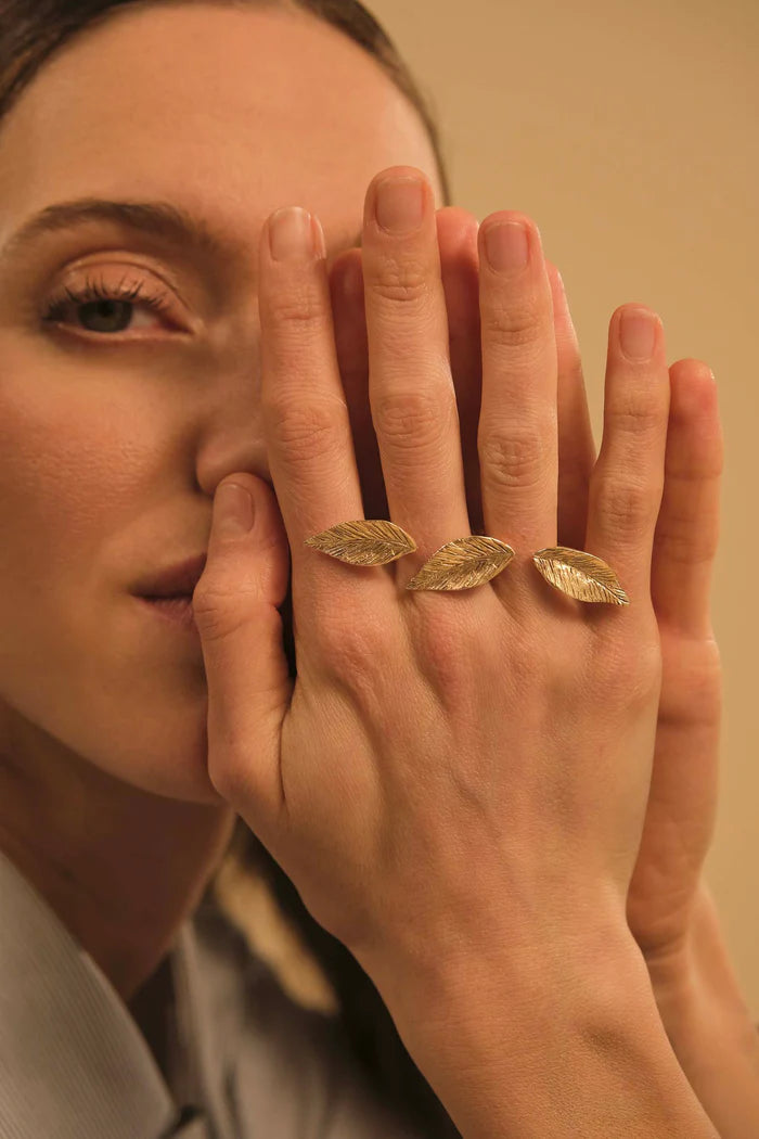 Anello doppio Leaves Giulia Barela