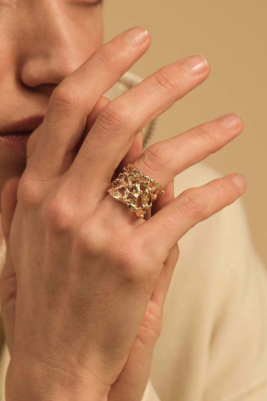 Anello Pebbles regolabile Giulia Barela