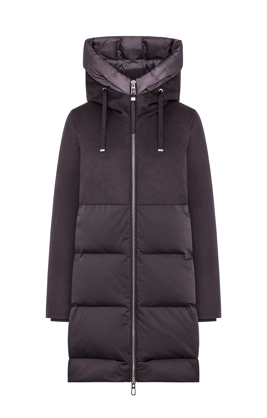 Piumino marrone Duno