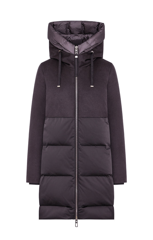 Piumino marrone Duno