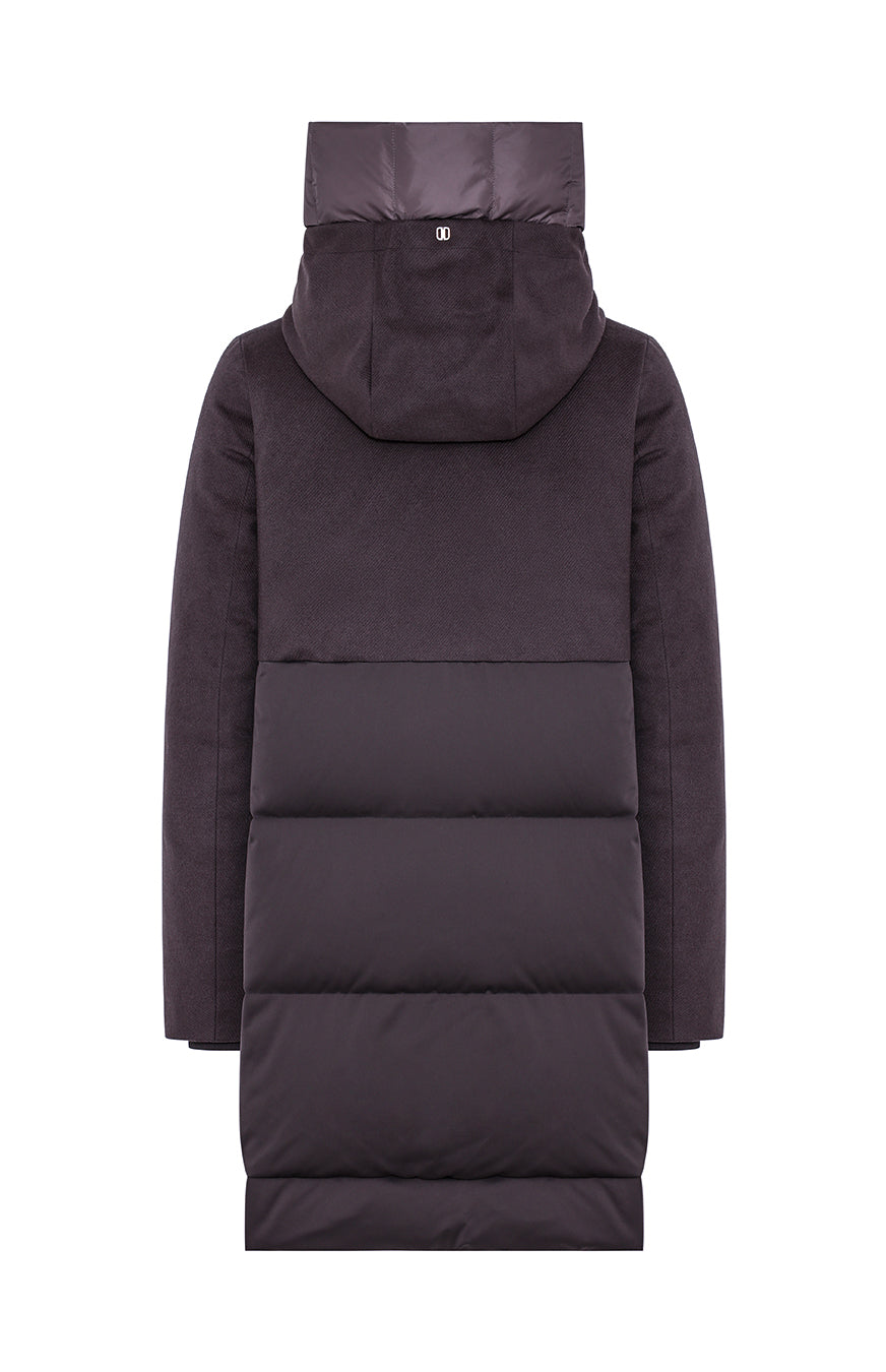 Piumino marrone Duno