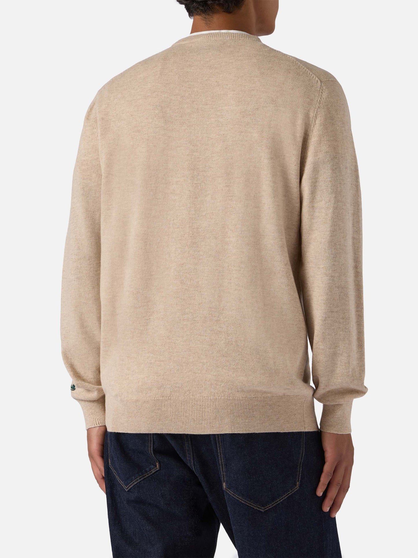 Maglio a girocollo Saint Barth con ricamo orologio