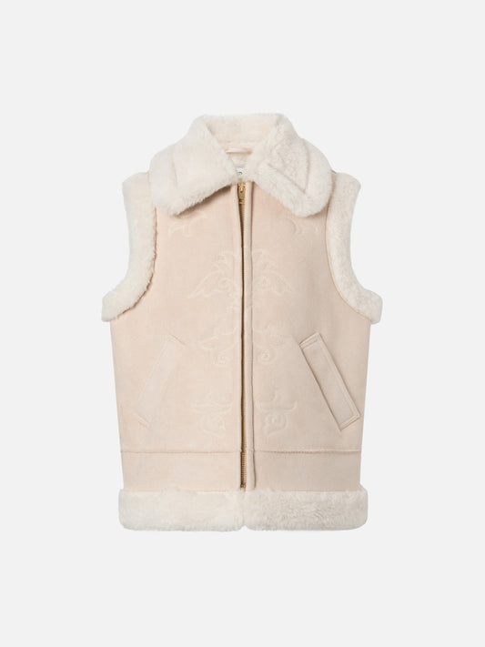 Gilet eco montone ragazza Saint Barth
